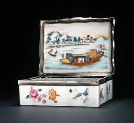 Une boîte à tabac moghole, période Qianlong (1736-95) vers 1760